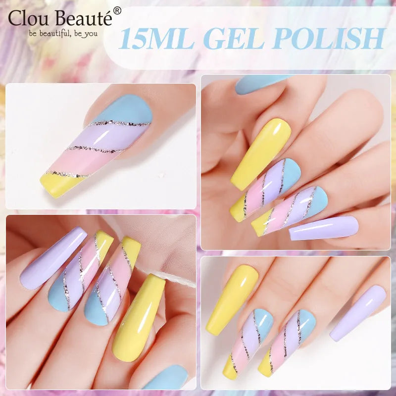 Primer para Uñas, Gel de Manicura y Esmalte Semi Permanente para Uñas de Gel