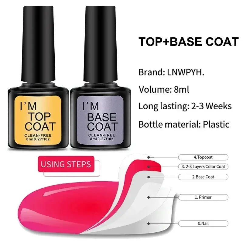 Set de Esmaltes en Gel semi permanente – Kit de 26 Colores